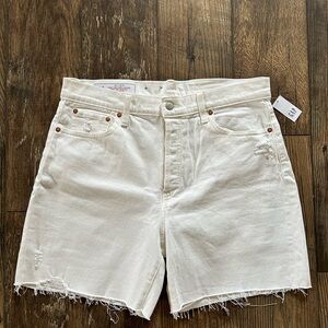 Gap White Denim Shorts